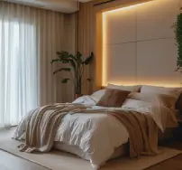 Luxury bedroom interior design in dubai