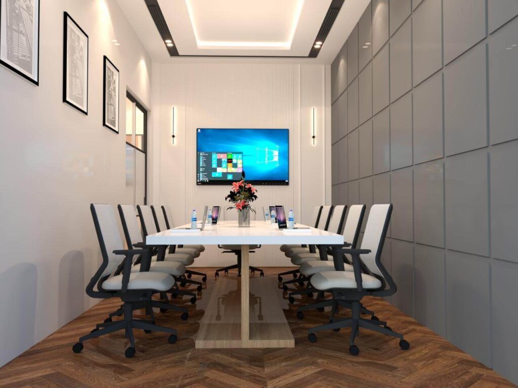 Modern conference room interior design